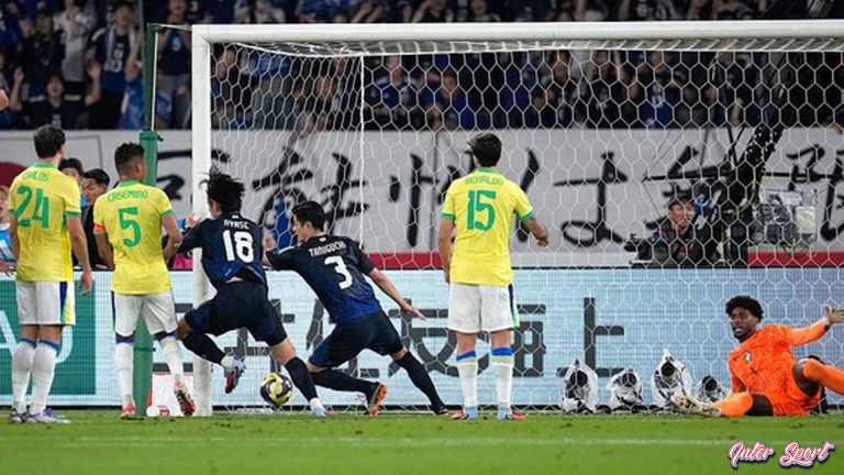 Jepang Membalikkan Nasib dengan 3 Gol Spektakuler ke Gawang Brasil